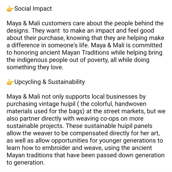 Maya & Mali Fair Trade Leather And Huipil Tote - Picture 7 of 11